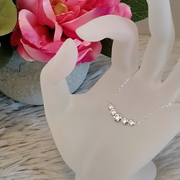 2/$30💕 BNWT Charmed Aroma Adjustable Sterling Silver Necklace - Picture 1 of 5